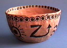 Papier Mache Bowl